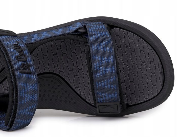 Sandały męskie Lee Cooper BLACK/NAVY zdjęcie 6