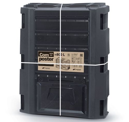 Kompostownik modułowy dwukomorowy 800L czarny na Arena.pl