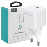 ładowarka sieciowa choetech pd5010 usb-c 20w - biała