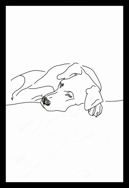Plakat 20x30cm Wypoczynek Psiaka zdjęcie 2