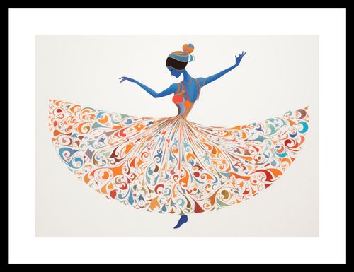 Plakat 35x25cm Wirująca Balerina na Arena.pl