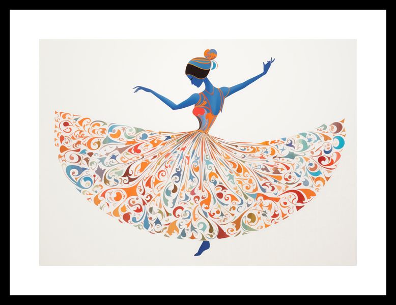 Plakat 35x25cm Wirująca Balerina zdjęcie 3