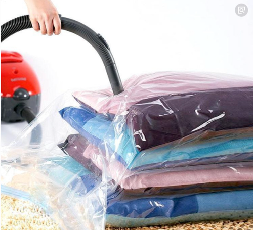 Solidny worek próżniowy na pościel ubrania koce wielokrotnego użytku 80x100 na Arena.pl