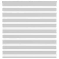Roleta zebra, jasnoszara, szerokość tkaniny 45,9 cm, poliester
