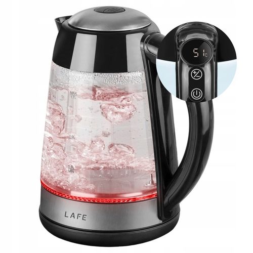 CZAJNIK ELEKTRYCZNY BEZPRZEWODOWY 1,7l 2200W SZKLANY LED REGULACJA na Arena.pl