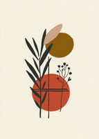 Plakat 50x70cm Kontrast w Botanice