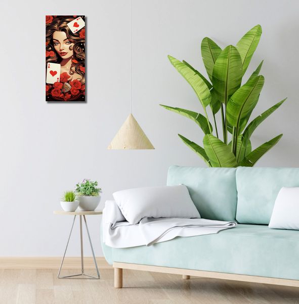 Obraz 20x50cm Różany Hazard zdjęcie 2