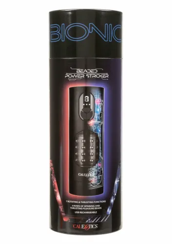 calexotics bionic beaded power stroker - maszyna intymna z ruchomymi na Arena.pl