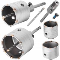 Otwornica koronka frez do betonu sds+ plus otwornice pod puszkę 65mm + 80mm