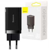BASEUS SZYBKA ŁADOWARKA SIECIOWA DO TELEFONU 2X USB USB-C 30W PD AFC QC 3.0