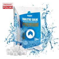 SÓL TABLETKOWANA DO ZMIĘKCZACZY PREMIUM - 20 KG - 99.9 % NaCl !!! POLSKA !!