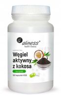 Węgiel z kokosa 100 kapusłek ALINESS