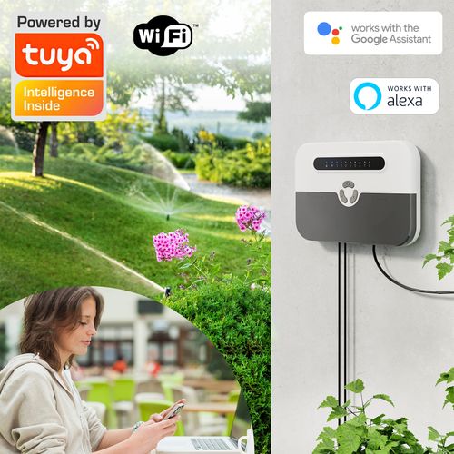 Sterownik Automatyka Nawadniania System Podlewania Ogrodu WiFi Tuya 8 Stref na Arena.pl