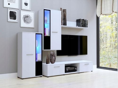 Meblościanka CUBE biały mat meble pokojowe na Arena.pl