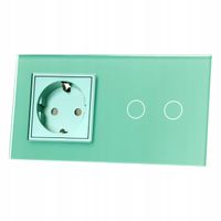 VL-C702EU-68 WŁĄCZNIK PODWÓJNY + GNIAZDO LIVOLO