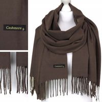 Ciepły SZAL 205 cm KLASYCZNY GŁADKI Z WEŁNĄ szalik WEŁNIANY