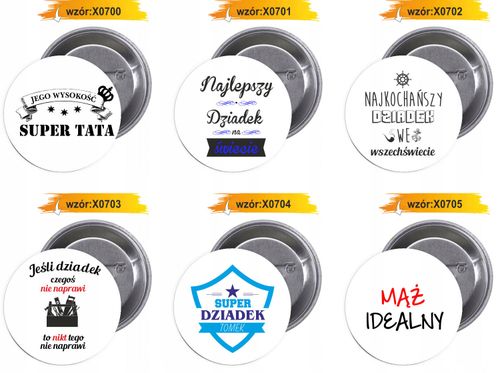 Przypinki buttony ŚBA prezent na Arena.pl