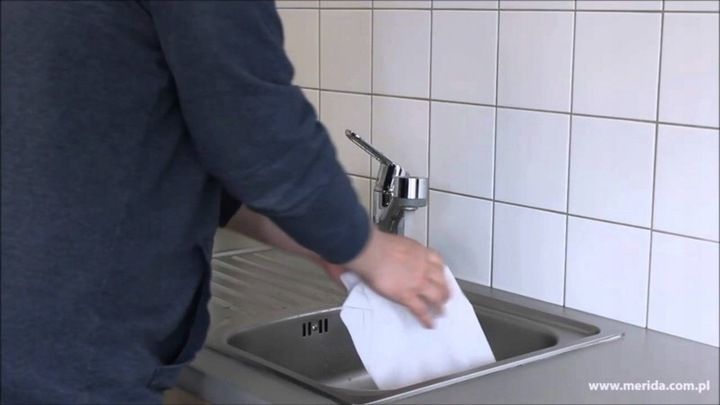 Czyściwo Bawełniane Białe Rolka 100 metrów Merida zdjęcie 3