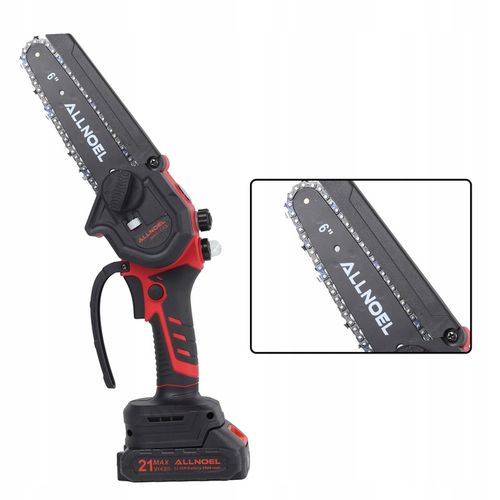 PIŁA ŁAŃCUCHOWA AKUMULATOROWA 21V PILARKA 6" 2x AKUMULATOR WALIZKA ZESTAW na Arena.pl