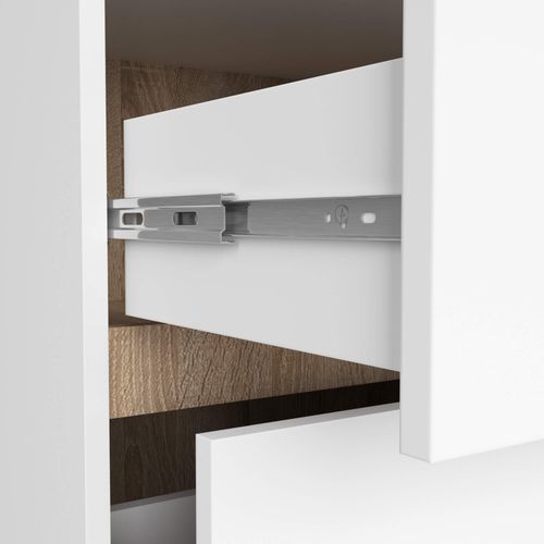 SZAFKA ŁAZIENKOWA POD UMYWALKĘ VAMI W90 2SZ 2P PK BIAŁA / DĄB SONOMA na Arena.pl