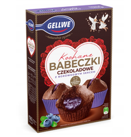 GELLWE BABECZKI CZEKOLADOWE Z BORÓWKĄ 311G