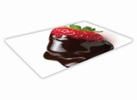 SZKLANA DESKA KUCHENNA 60x20 177c Truskawka