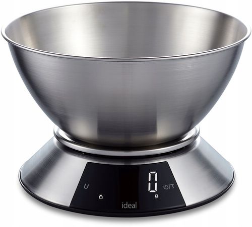Waga kuchenna IDEAL elektroniczna z MISKĄ PRECYZYJNA DOTYKOWY PANEL na Arena.pl