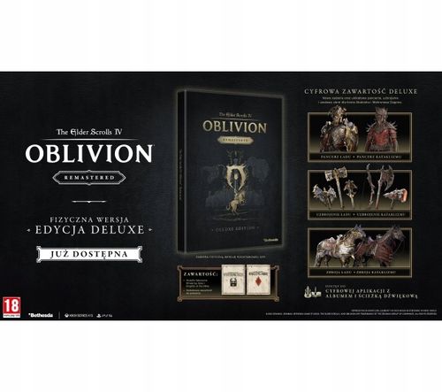 The Elder Scrolls IV: Oblivion Remastered Edycja Deluxe PS5 na Arena.pl