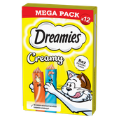 dreamies creamy z kurczakiem i z łososiem 12x10g