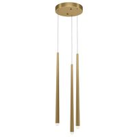 Wisząca lampa Cascade MOD132PL-L36BSK1 LED 19W 4000K potrójna mosiądz