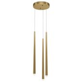 Wisząca lampa Cascade MOD132PL-L36BSK1 LED 19W 4000K potrójna mosiądz