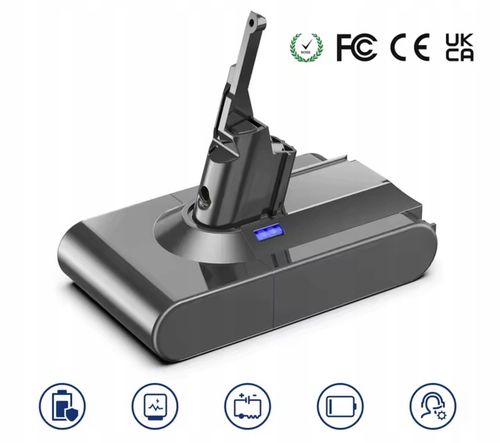 Gratis + Uniwersalna Wydajna Bateria Akumulator do Dyson V8 SV10 6000mAh na Arena.pl