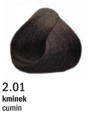 Allwaves Cream Color farba do włosów, koloryzacja trwała, 100 ml 2.01 kminek zdjęcie 1