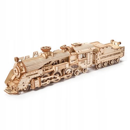 Little Story Drewniane Puzzle Model Układanka 3D DIY - Lokomotywa na Arena.pl