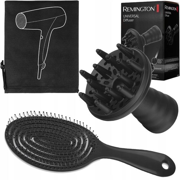 DYFUZOR DO SUSZARKI REMINGTON D52DU + WOREK DO PRZECHOWYWANIA I SZCZOTKA zdjęcie 1