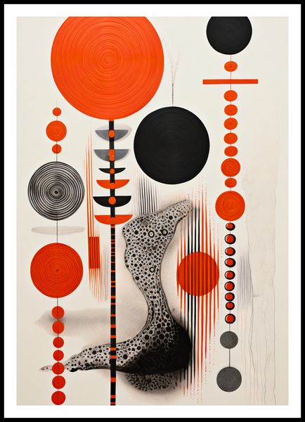 Plakat 70x100cm Kontrastowy Kosmos zdjęcie 3