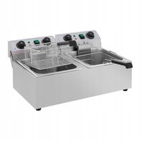 Frytownica dwukomorowa Royal Catering RCTF 10DB 20 l 6400 W