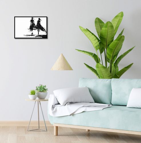 Plakat 45x30cm Atramentowy Przerys na Arena.pl