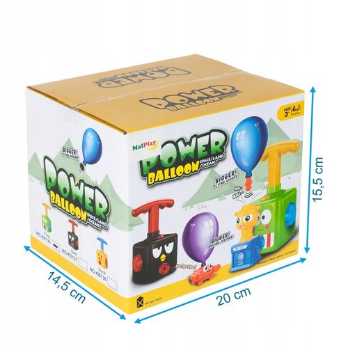 WYRZUTNIA BALONOWA DO BALONÓW AERODYNAMICZNY SAMOCHÓD POMPKA DLA DZIECI na Arena.pl