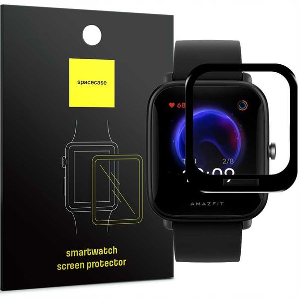 Spacecase Hybrid Glass Amazfit Bip U zdjęcie 1