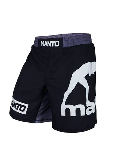 MANTO spodenki LOGO czarno-białe Size - S na Arena.pl