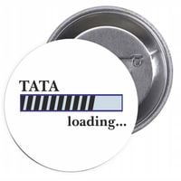 Przypinki buttony TATA LOADING DZIEŃ CHŁOPAKA