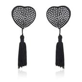 heart shine nipples tassels (argento)