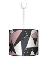 Lampa wisząca duża - Mozaika pastel