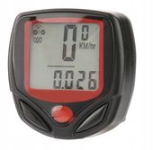 LICZNIK ROWEROWY LCD PRĘDKOŚĆ PRZEBIEG ZEGAR