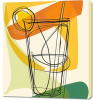 Obraz 90x100cm Koktajl Artystyczny