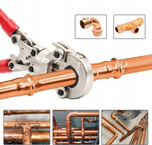 ZACISKARKA DO RUR PEX-AL-PEX PRASA RĘCZNA 16 20 26 32 8 MATRYC TYP U V M TH na Arena.pl