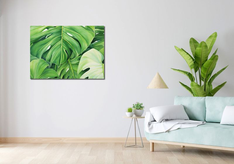 Obraz 100x70cm Tajemnice Liści zdjęcie 2