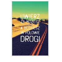 Uwierz że możesz - droga - magnes szklany