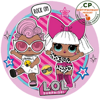 Opłatek na tort lol Suprise